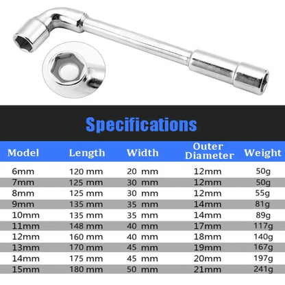 High Torque Hexagonal Socket Wrench for Car Repairs - Smarsty