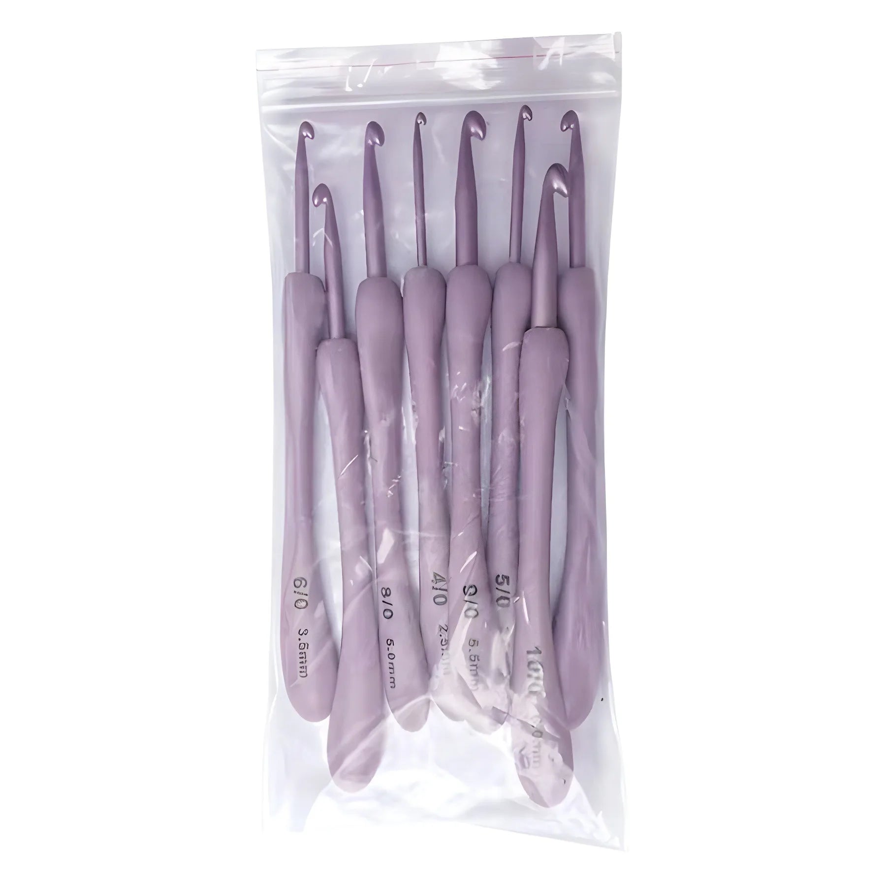 Purple Crochet Hooks Set for Crafting and Weaving - Smarsty