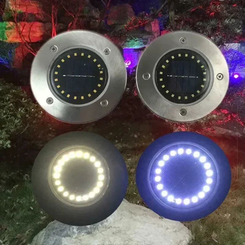 Solar Disk Lights for Outdoor Garden Decoration - Smarsty