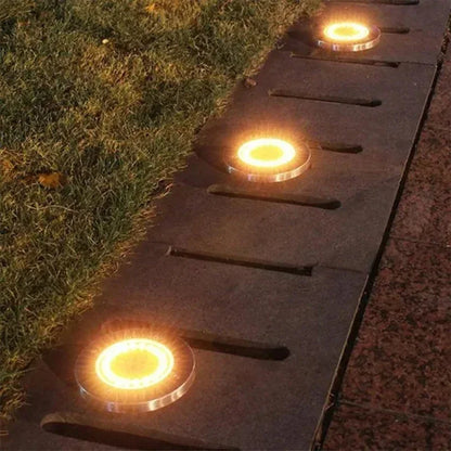 Solar Disk Lights for Outdoor Garden Decoration - Smarsty