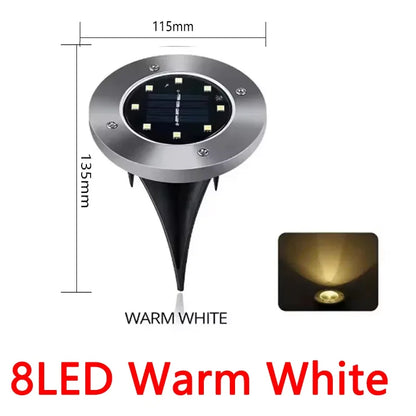 Solar Disk Lights for Outdoor Garden Decoration - Smarsty