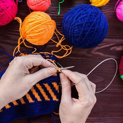 Professional Stainless Steel Knitting Needles Set for Comfort and Versatility - Smarsty
