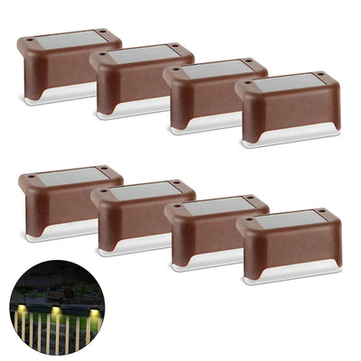 Solar LED Garden Lights Waterproof Outdoor Step Lamps - Smarsty