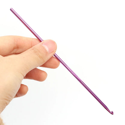 Colorful Aluminum Crochet Hooks Set for Easy Knitting - Smarsty