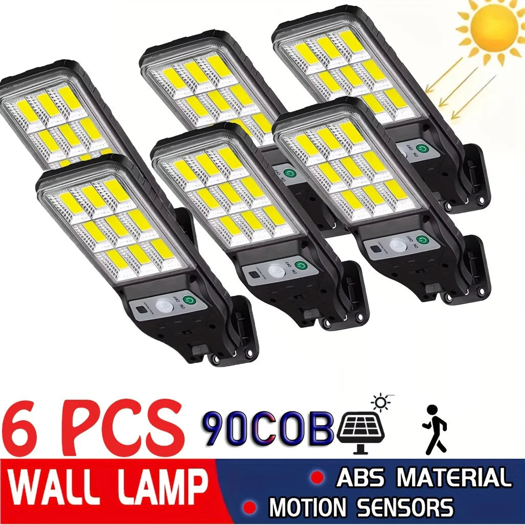 Solar Wall Lamp with Motion Sensor for Outdoor Lighting - Smarsty