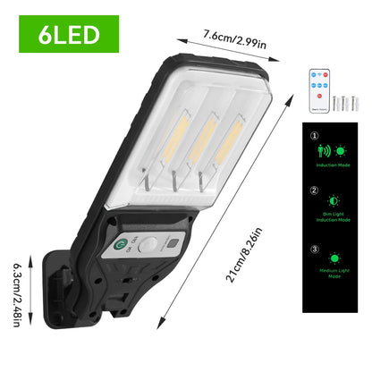 Solar Wall Lamp with Motion Sensor for Outdoor Lighting - Smarsty