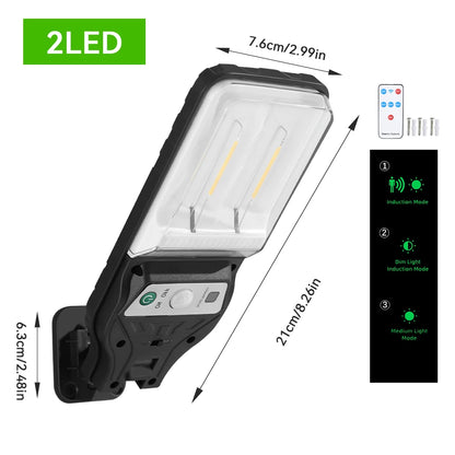 Solar Wall Lamp with Motion Sensor for Outdoor Lighting - Smarsty