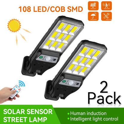 Solar Wall Lamp with Motion Sensor for Outdoor Lighting - Smarsty