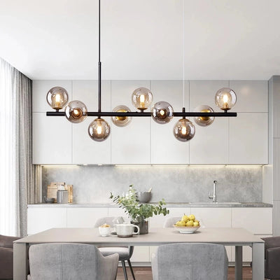 Nordic Modern LED Pendant Light with Glass Balls - Smarsty
