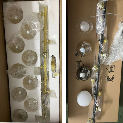 Nordic Modern LED Pendant Light with Glass Balls - Smarsty