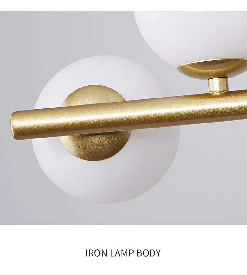 Nordic Modern LED Pendant Light with Glass Balls - Smarsty