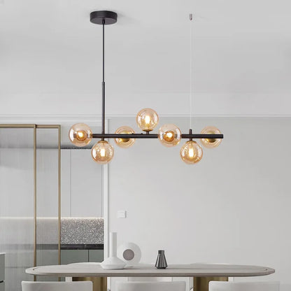 Nordic Modern LED Pendant Light with Glass Balls - Smarsty