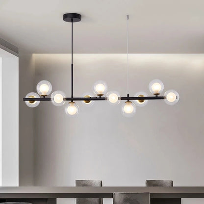 Nordic Modern LED Pendant Light with Glass Balls - Smarsty