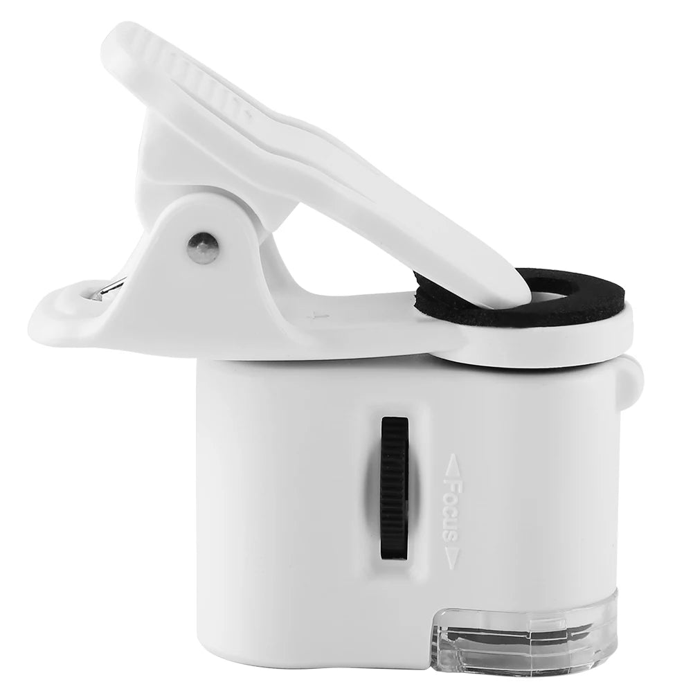 Mini Mobile Phone Clip Microscope with 60X Magnification - Smarsty