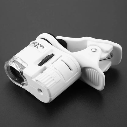 Mini Mobile Phone Clip Microscope with 60X Magnification - Smarsty
