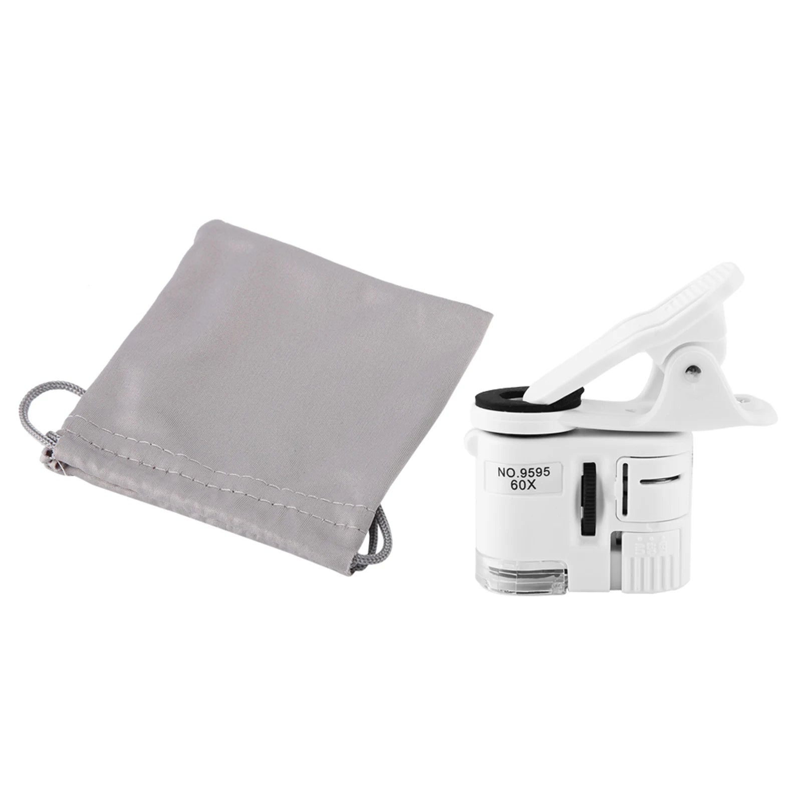 Mini Mobile Phone Clip Microscope with 60X Magnification - Smarsty