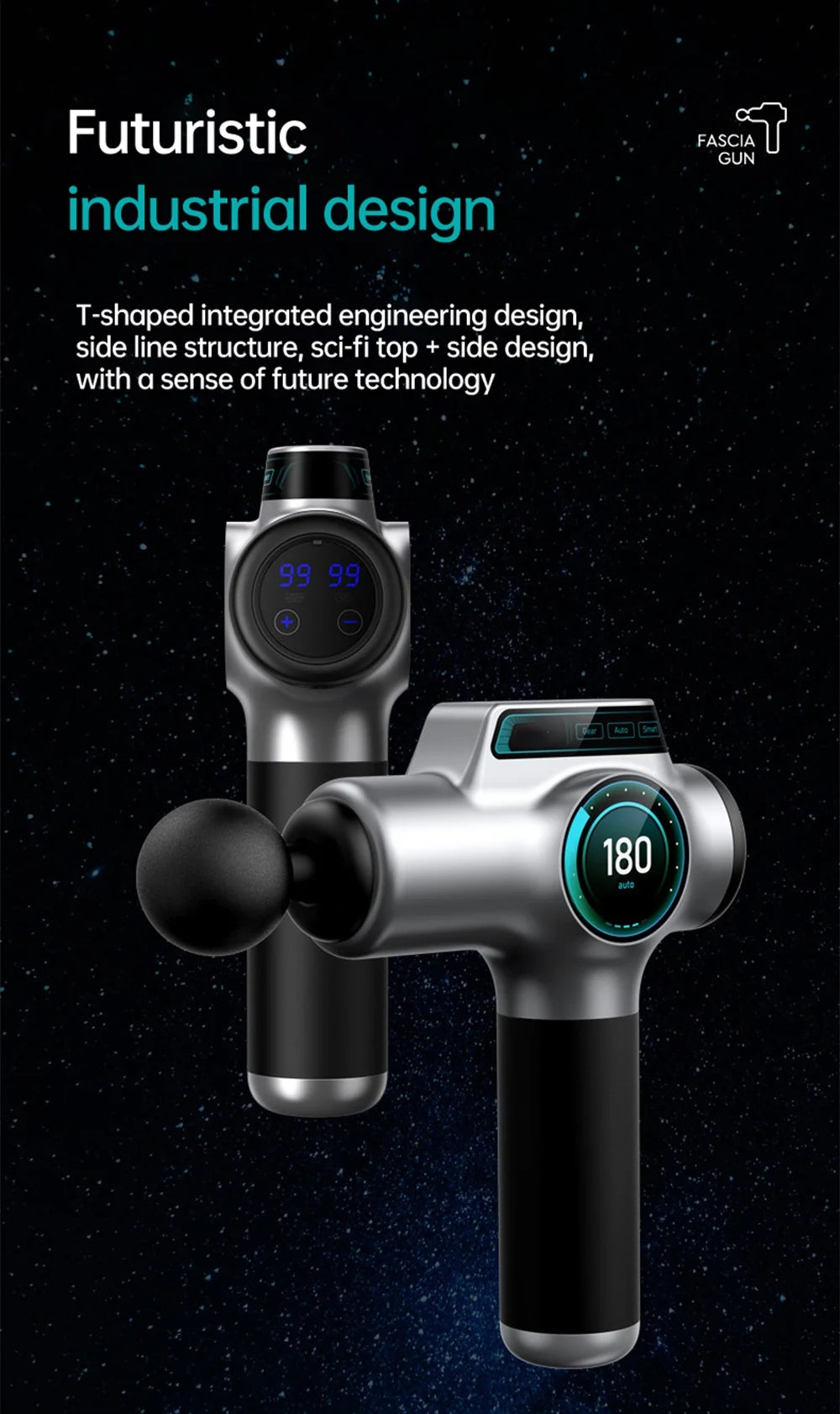 99 Speed Muscle Massage Gun for Neck and Back Relief - Smarsty