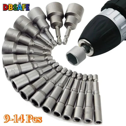 Durable 9-14pcs Hex Socket Driver Set for Versatile Use - Smarsty