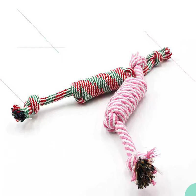 Durable Cotton Rope Dog Chew Toy for Teeth Cleaning - Smarsty