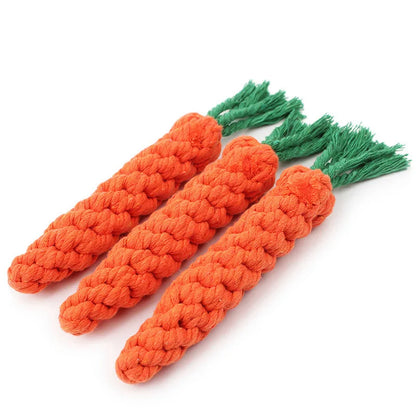Durable Cotton Rope Dog Chew Toy for Teeth Cleaning - Smarsty