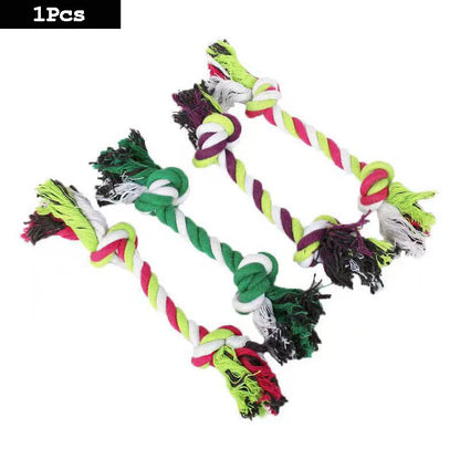 Durable Cotton Rope Dog Chew Toy for Teeth Cleaning - Smarsty