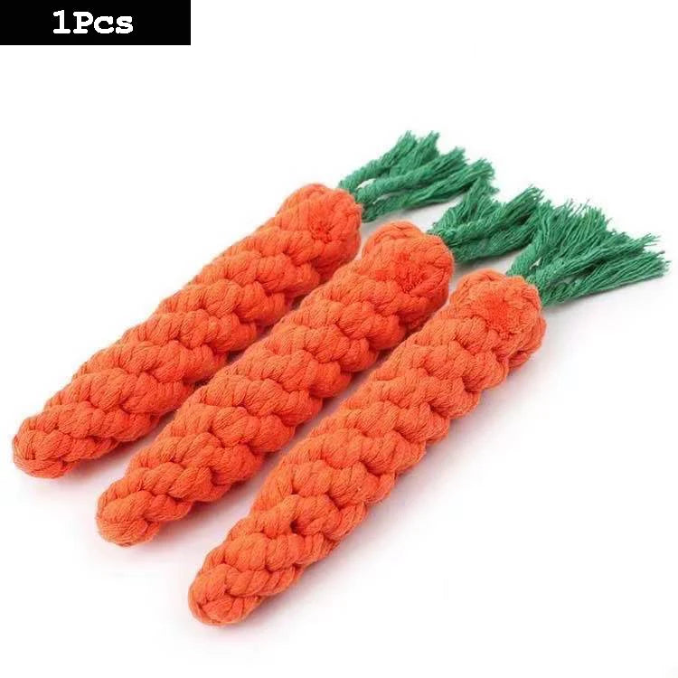 Durable Cotton Rope Dog Chew Toy for Teeth Cleaning - Smarsty