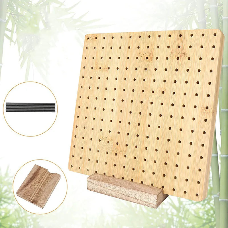 Bamboo Crochet Knitting Blocking Board Kit for Easy Crafting - Smarsty