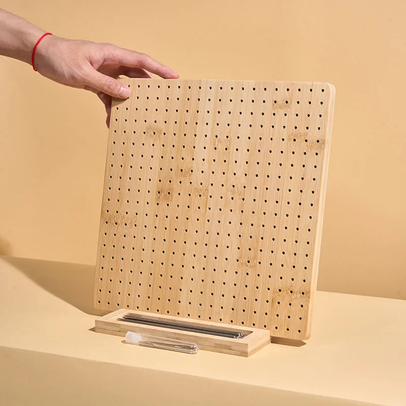 Bamboo Crochet Knitting Blocking Board Kit for Easy Crafting - Smarsty