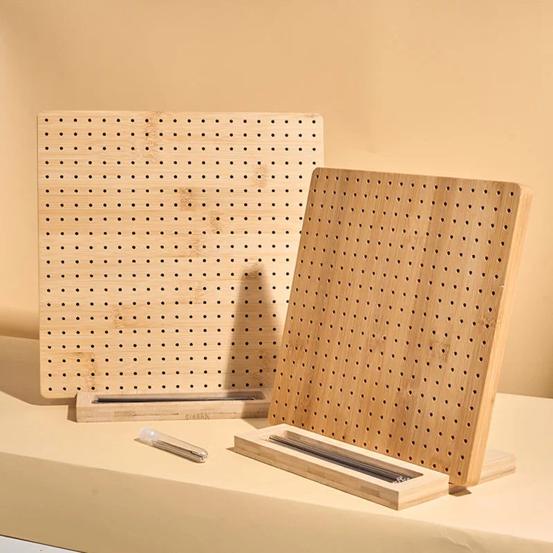 Bamboo Crochet Knitting Blocking Board Kit for Easy Crafting - Smarsty