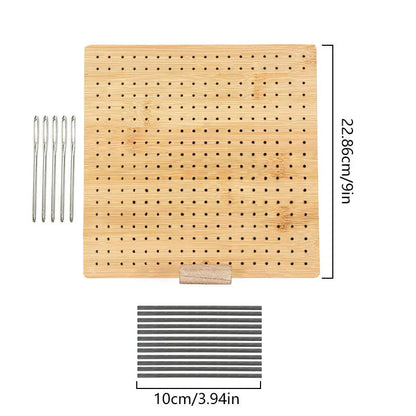 Bamboo Crochet Knitting Blocking Board Kit for Easy Crafting - Smarsty