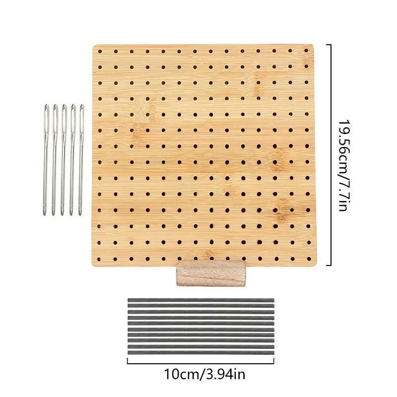 Bamboo Crochet Knitting Blocking Board Kit for Easy Crafting - Smarsty
