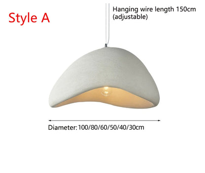 Nordic Wabi Sabi LED Pendant Light for Home Decor - Smarsty