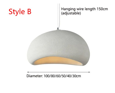 Nordic Wabi Sabi LED Pendant Light for Home Decor - Smarsty