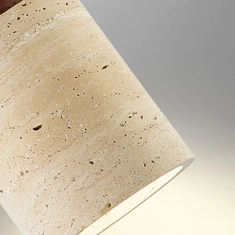 Japanese Wabi-Sabi Yellow Stone Pendant Light - Smarsty