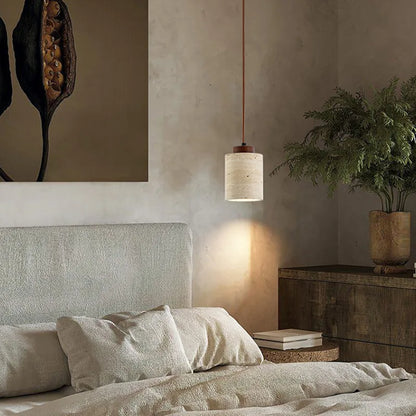 Japanese Wabi-Sabi Yellow Stone Pendant Light - Smarsty