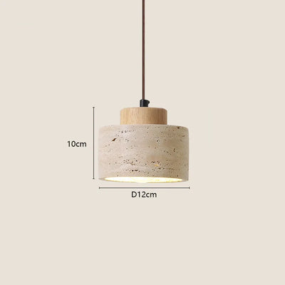 Japanese Wabi-Sabi Yellow Stone Pendant Light - Smarsty