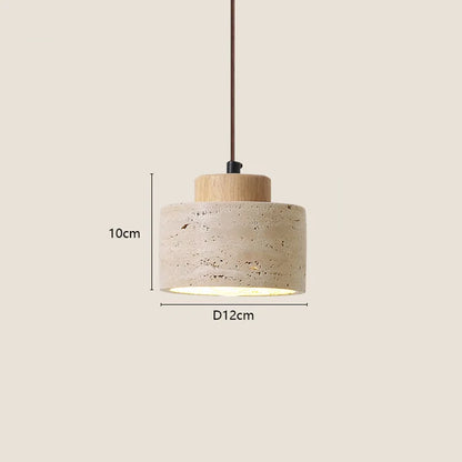 Japanese Wabi-Sabi Yellow Stone Pendant Light - Smarsty