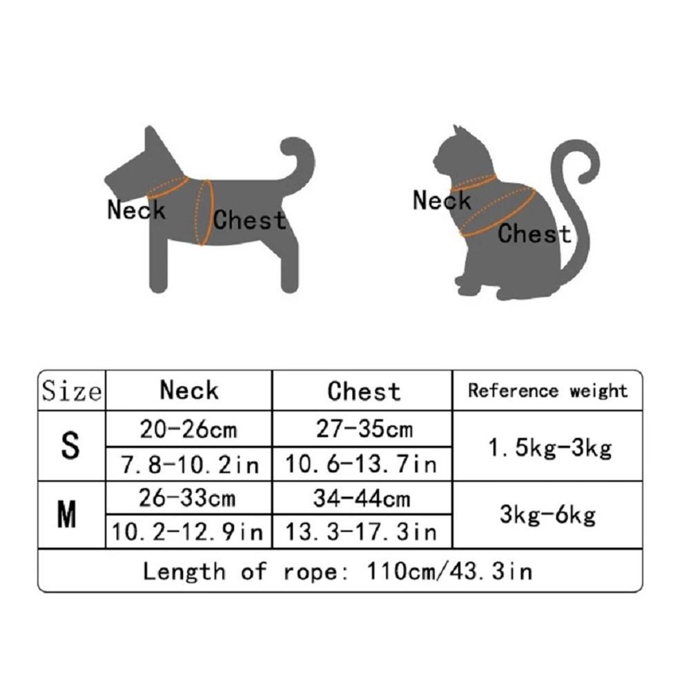 Small Pet Vest Harness with Leash for Safe Walking - Smarsty
