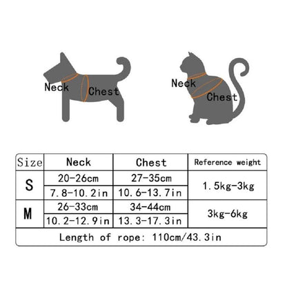 Small Pet Vest Harness with Leash for Safe Walking - Smarsty