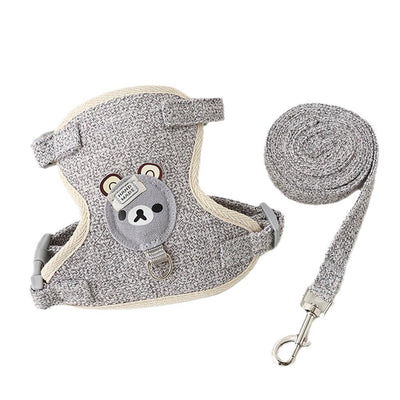 Small Pet Vest Harness with Leash for Safe Walking - Smarsty