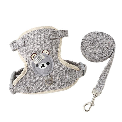 Small Pet Vest Harness with Leash for Safe Walking - Smarsty