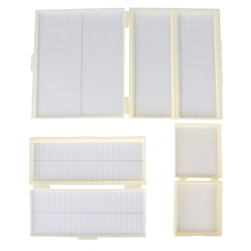Plastic Microscope Slide Box for Organized Storage - Smarsty