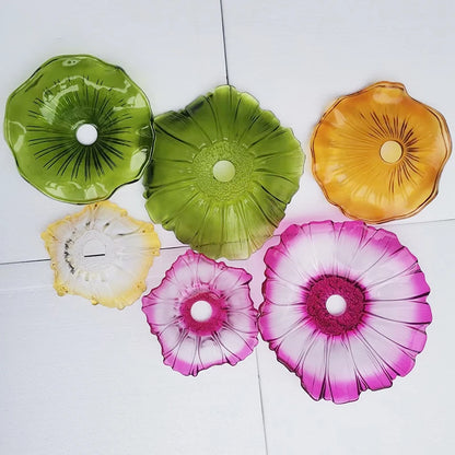 Vintage Flower Glass Pendant Light Fixture for Home Decor - Smarsty