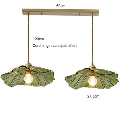 Vintage Flower Glass Pendant Light Fixture for Home Decor - Smarsty