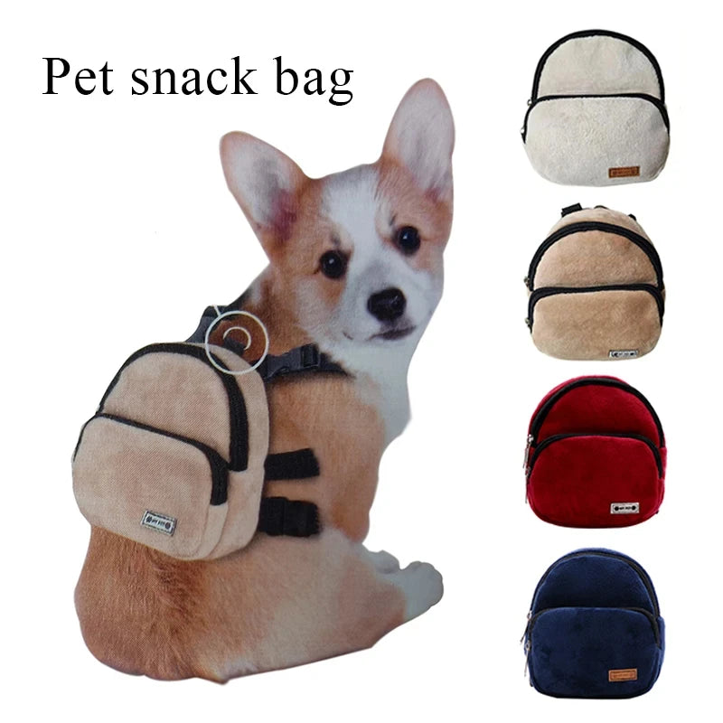Portable Dog Backpack for Snacks and Travel - Smarsty