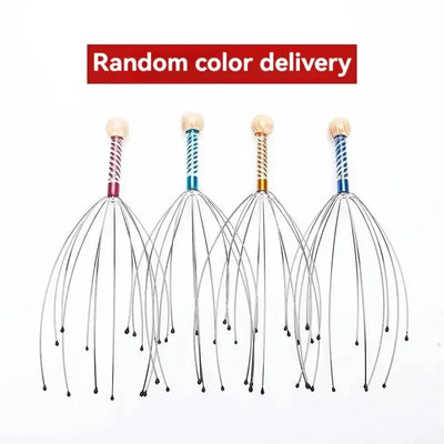 Stainless Steel Octopus Head Massager for Ultimate Relaxation - Smarsty