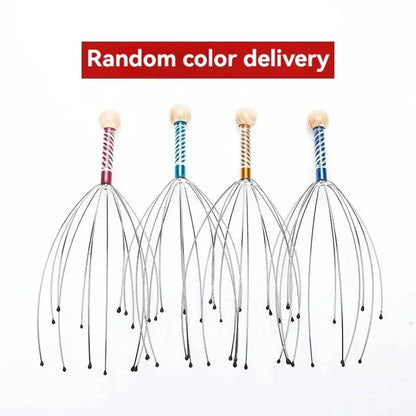Stainless Steel Octopus Head Massager for Ultimate Relaxation - Smarsty