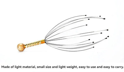 Stainless Steel Octopus Head Massager for Ultimate Relaxation - Smarsty