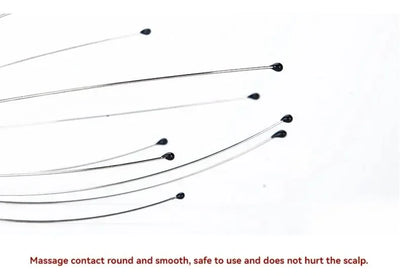 Stainless Steel Octopus Head Massager for Ultimate Relaxation - Smarsty