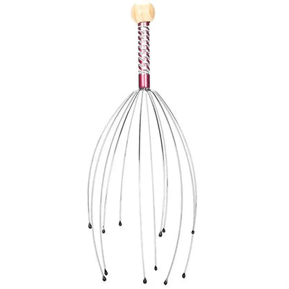 Stainless Steel Octopus Head Massager for Ultimate Relaxation - Smarsty